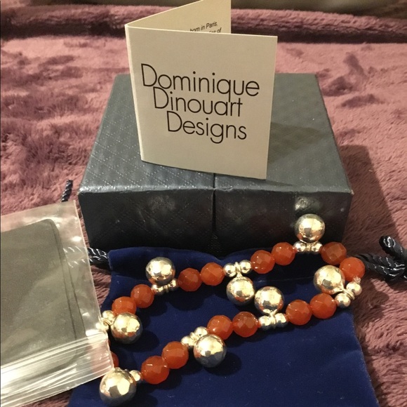 NWT Dimonique Dinouart Designs Sterling Silver & Natural Gemstone Bracelet. - Picture 2 of 6